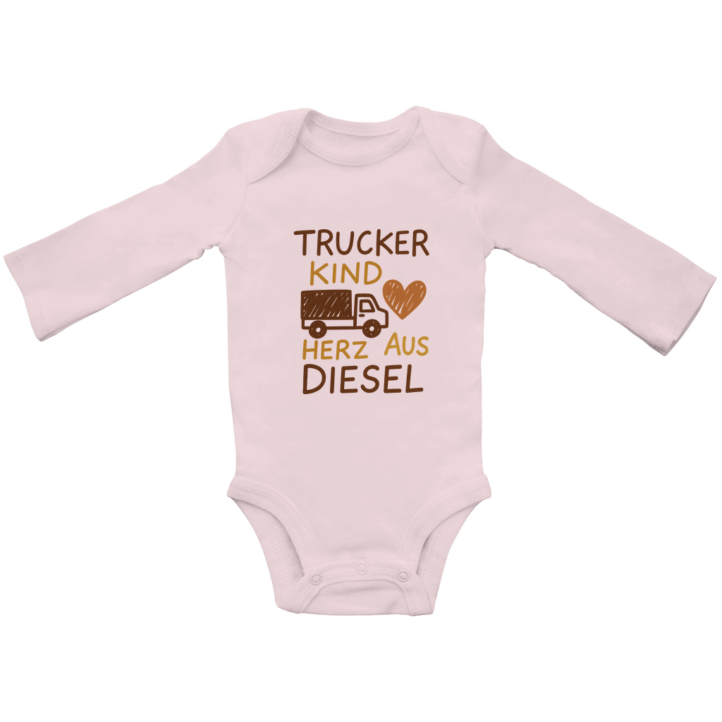 Baby Bio Bodysuite Langarm trucker kind