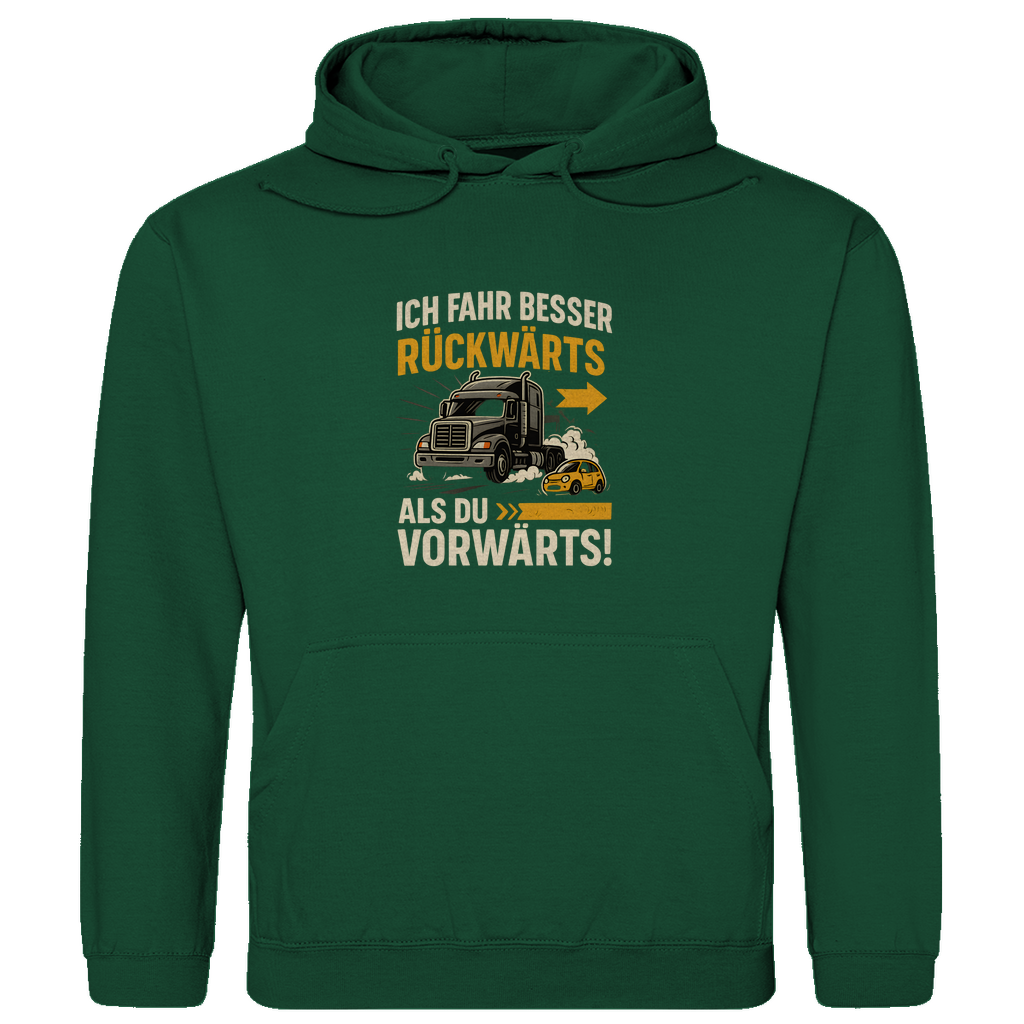 Ich fahr besser rückwärts Hoodie