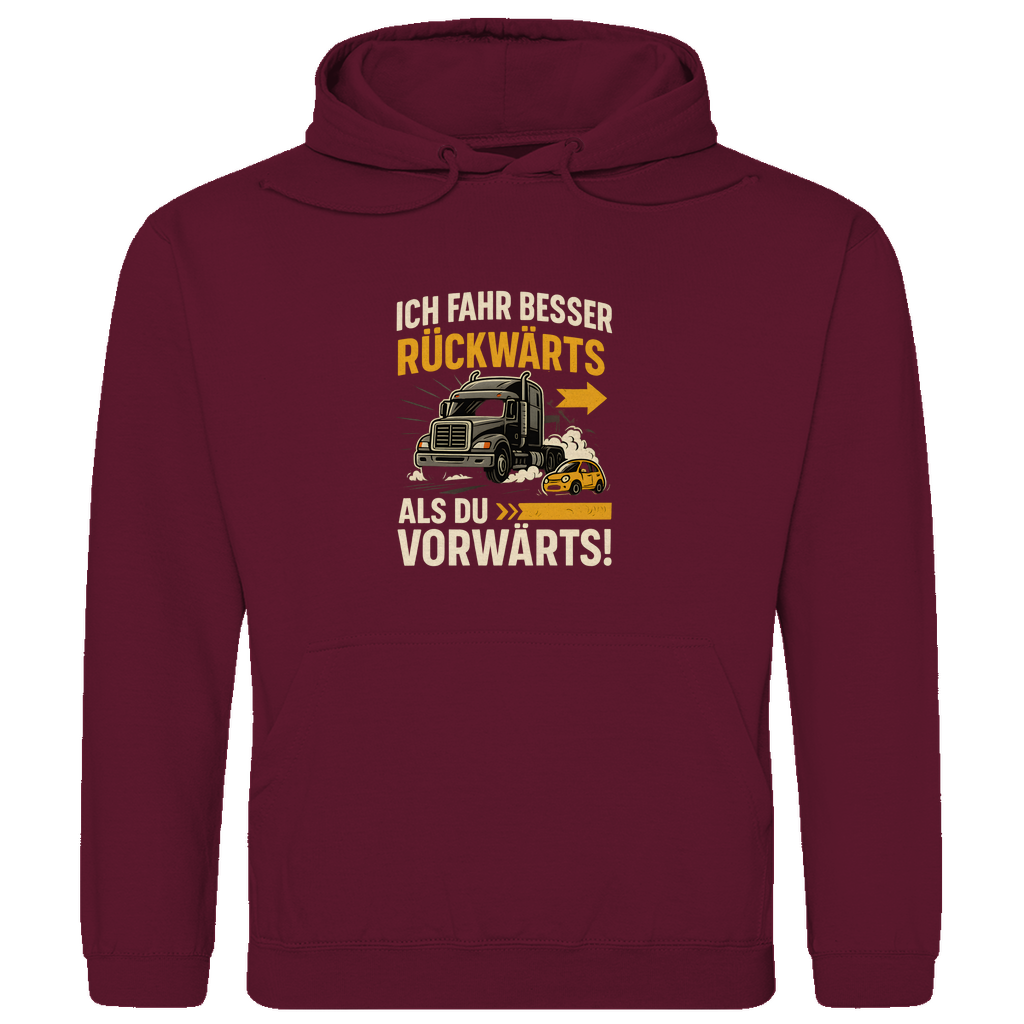 Ich fahr besser rückwärts Hoodie