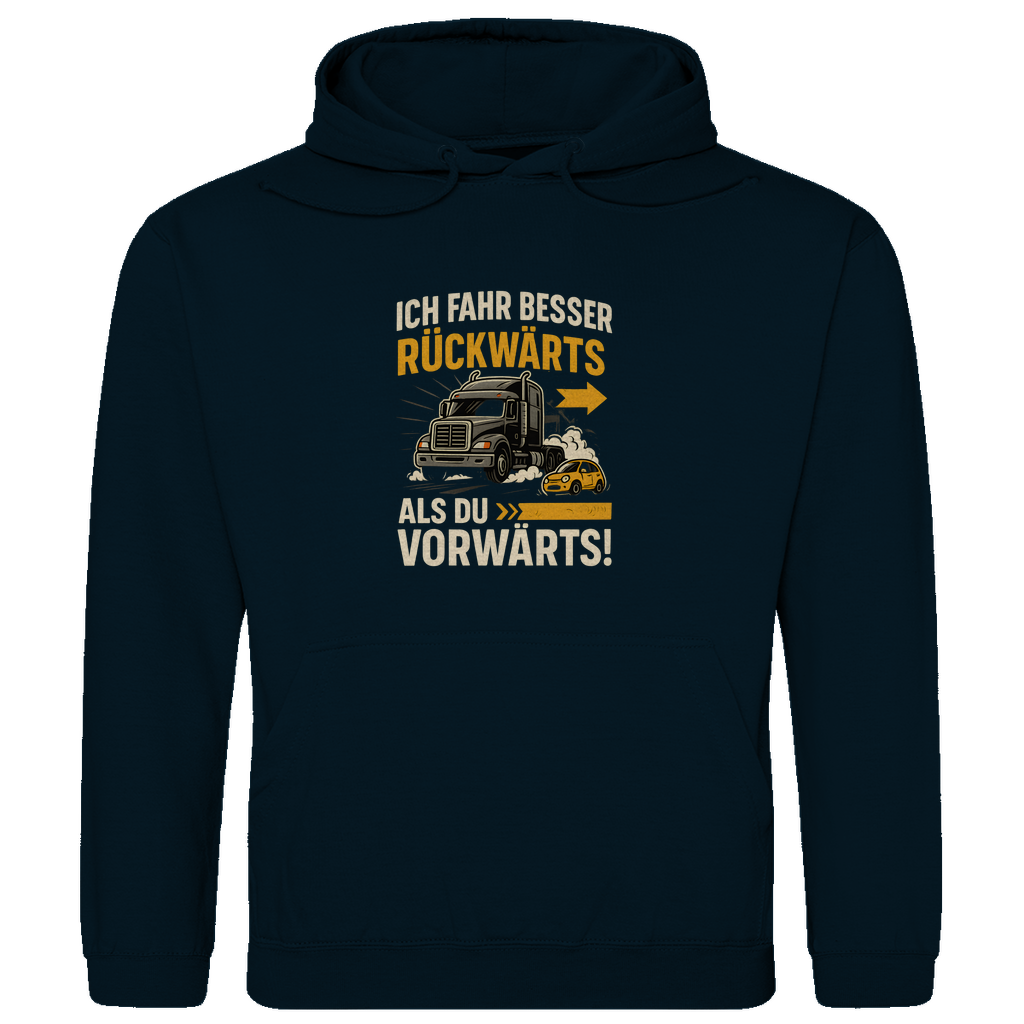 Ich fahr besser rückwärts Hoodie