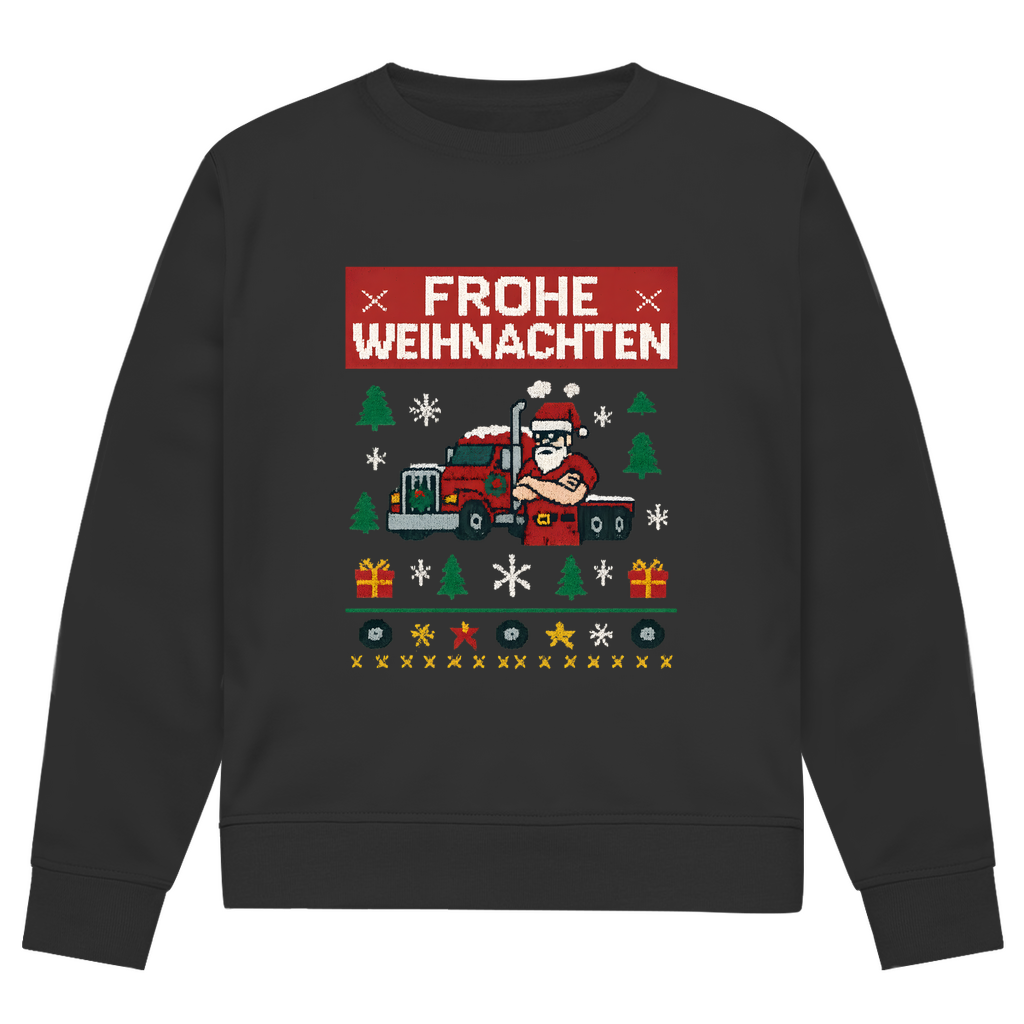 Frohe Weihnachten Bio Sweatshirt