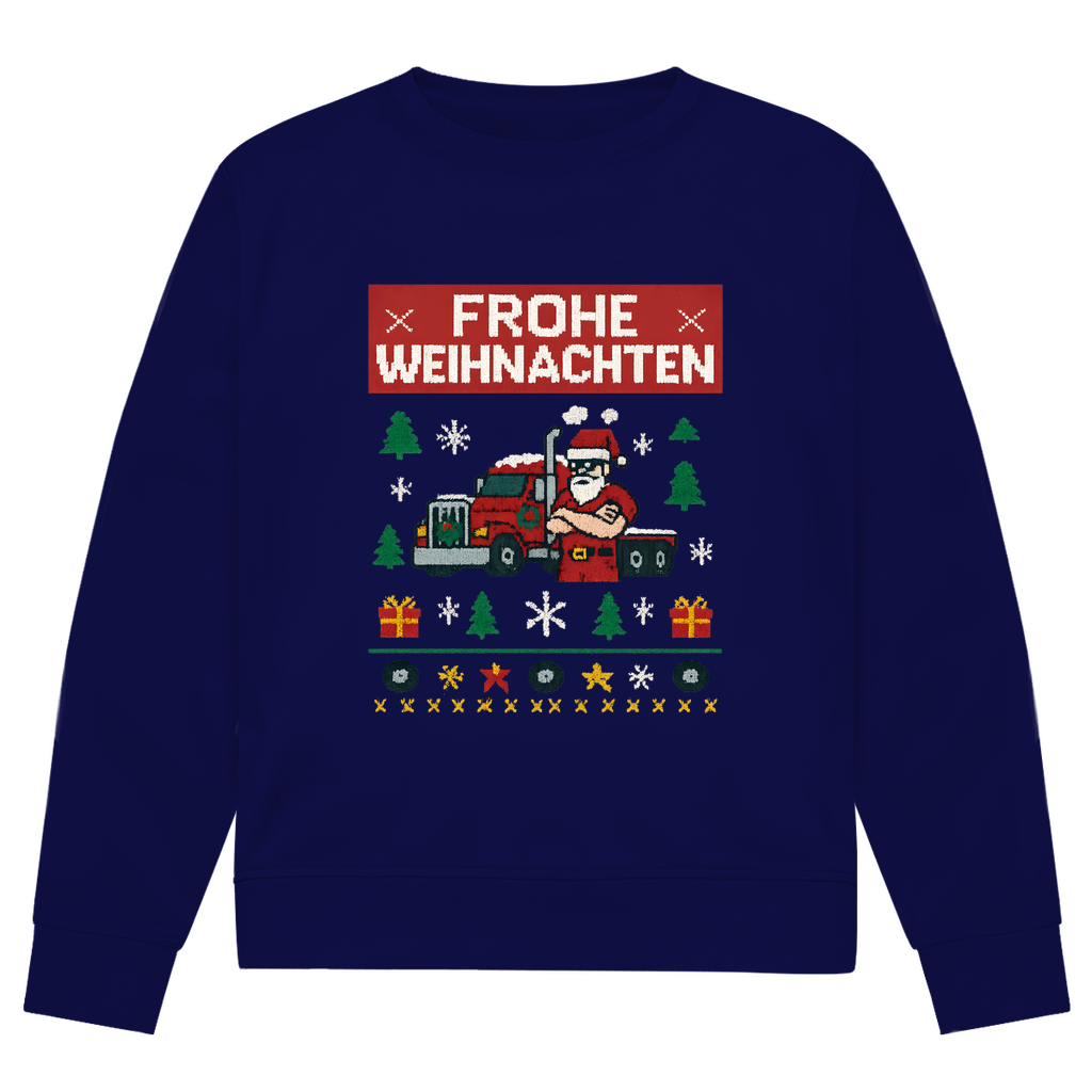 Frohe Weihnachten Bio Sweatshirt