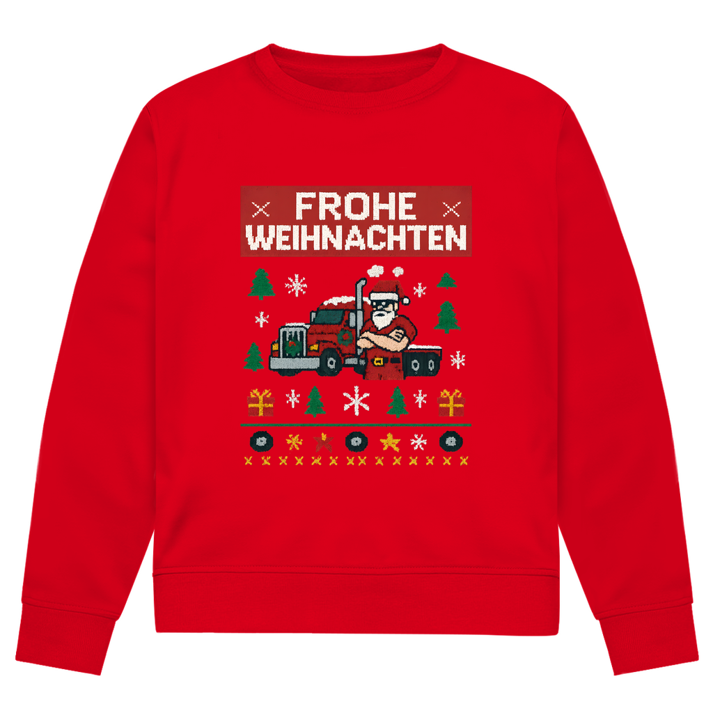 Frohe Weihnachten Bio Sweatshirt
