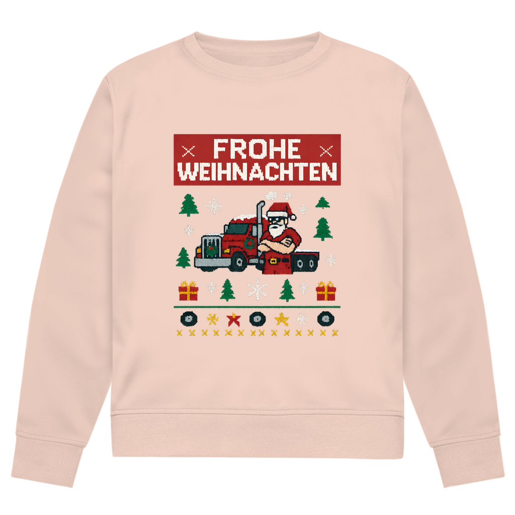 Frohe Weihnachten Bio Sweatshirt