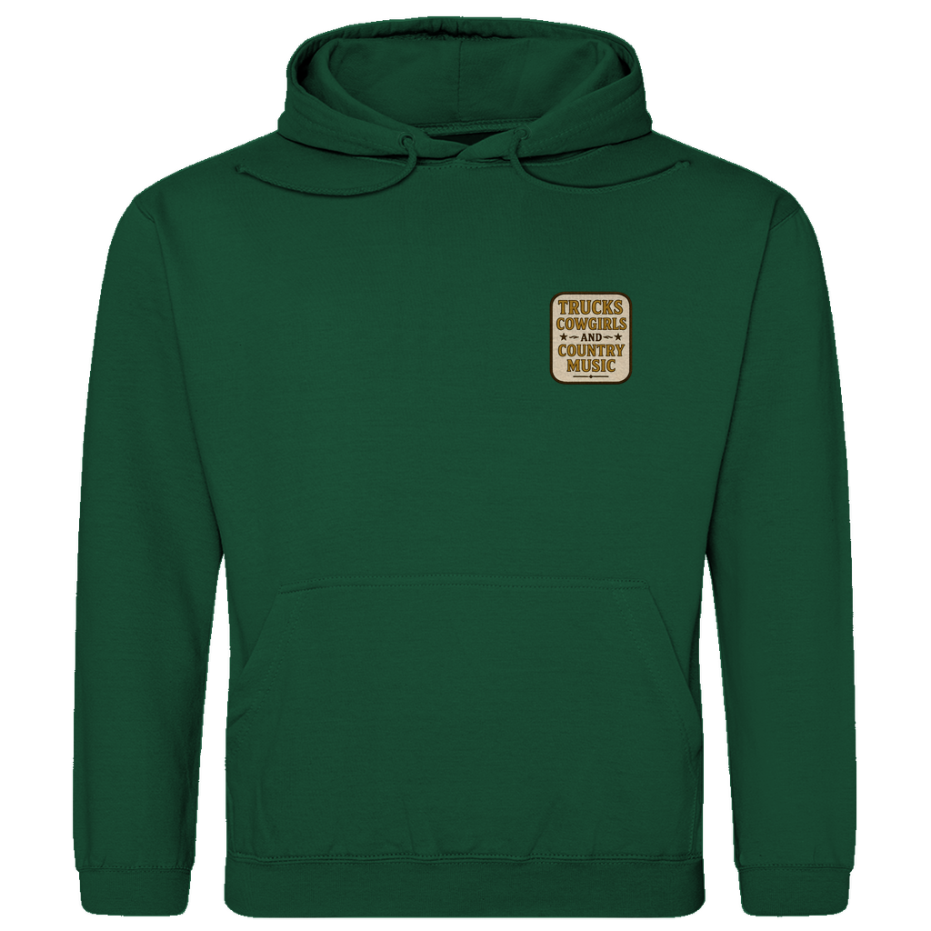 Trucks, Country Music & Cowgirls Hoodie