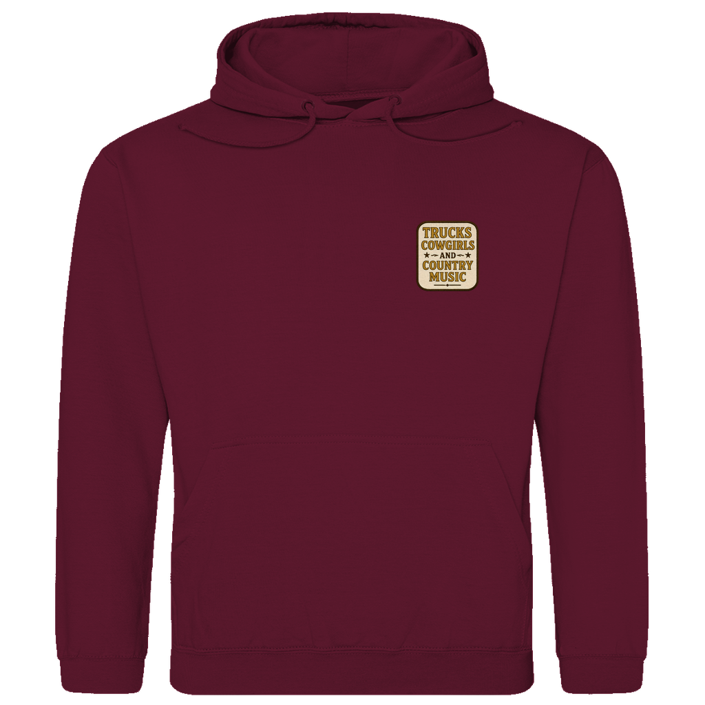 Trucks, Country Music & Cowgirls Hoodie