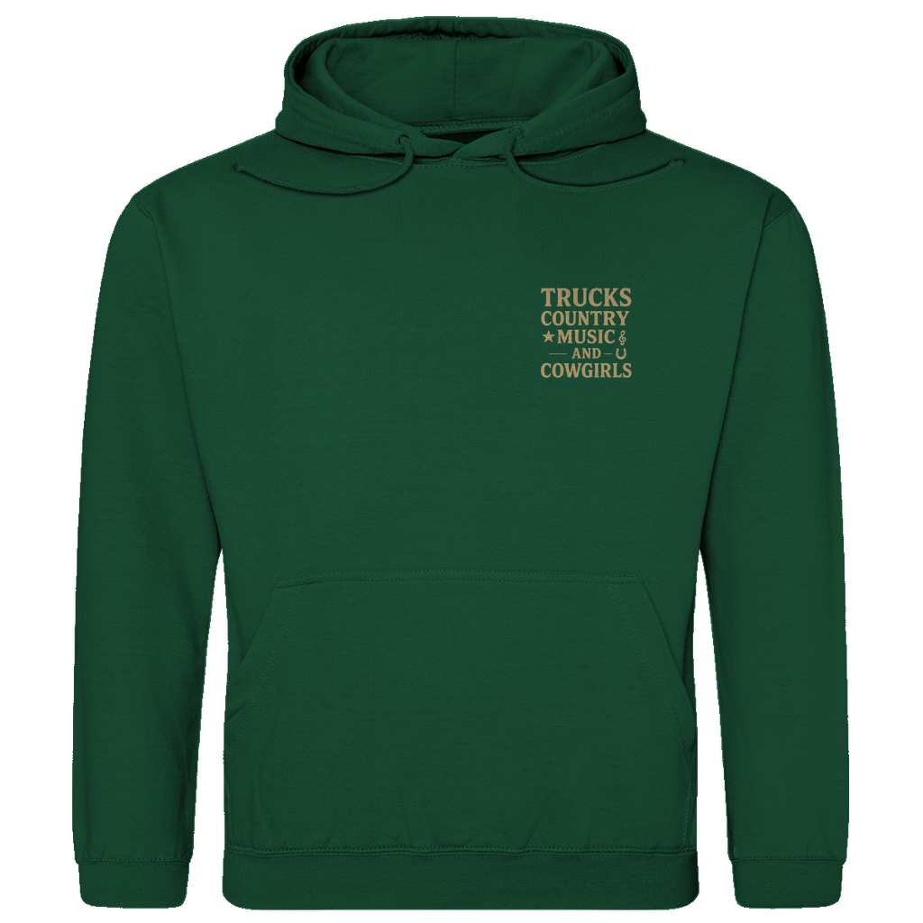 Trucks, Country Music & Cowgirls Hoodie 2