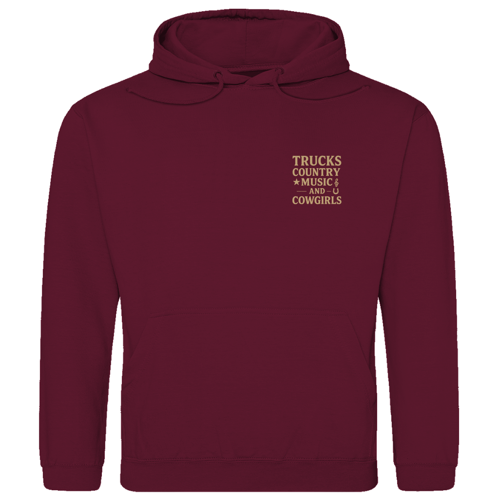 Trucks, Country Music & Cowgirls Hoodie 2
