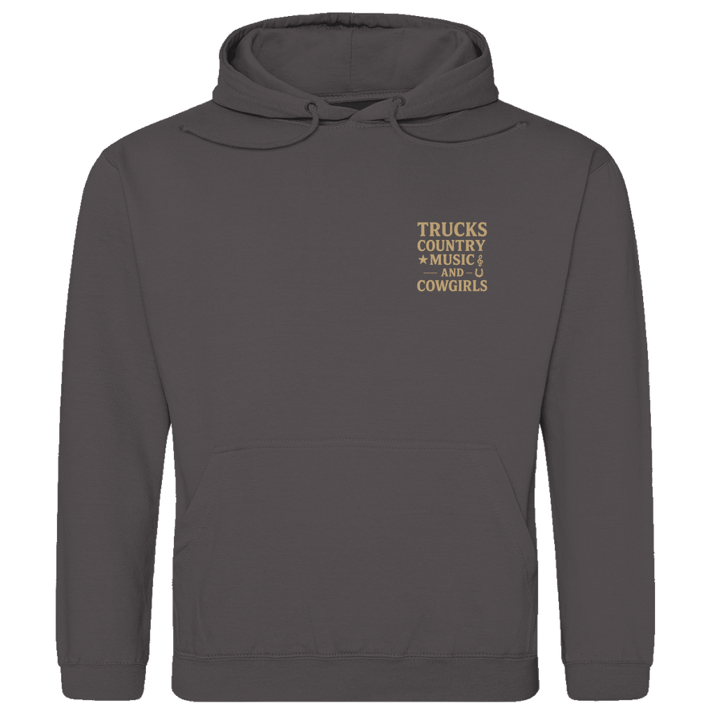 Trucks, Country Music & Cowgirls Hoodie 2