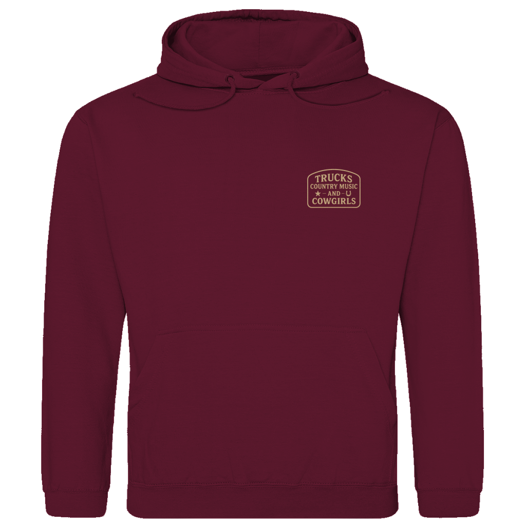 Trucks, Country Music & Cowgirls Hoodie 3