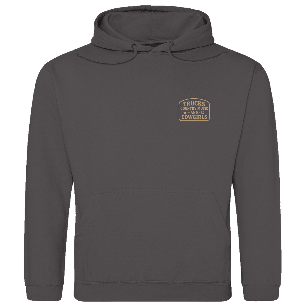 Trucks, Country Music & Cowgirls Hoodie 3