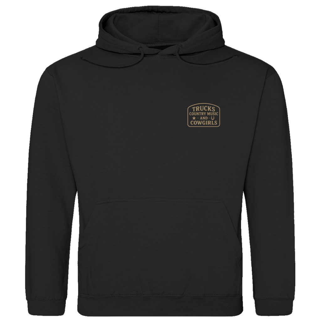 Trucks, Country Music & Cowgirls Hoodie 3