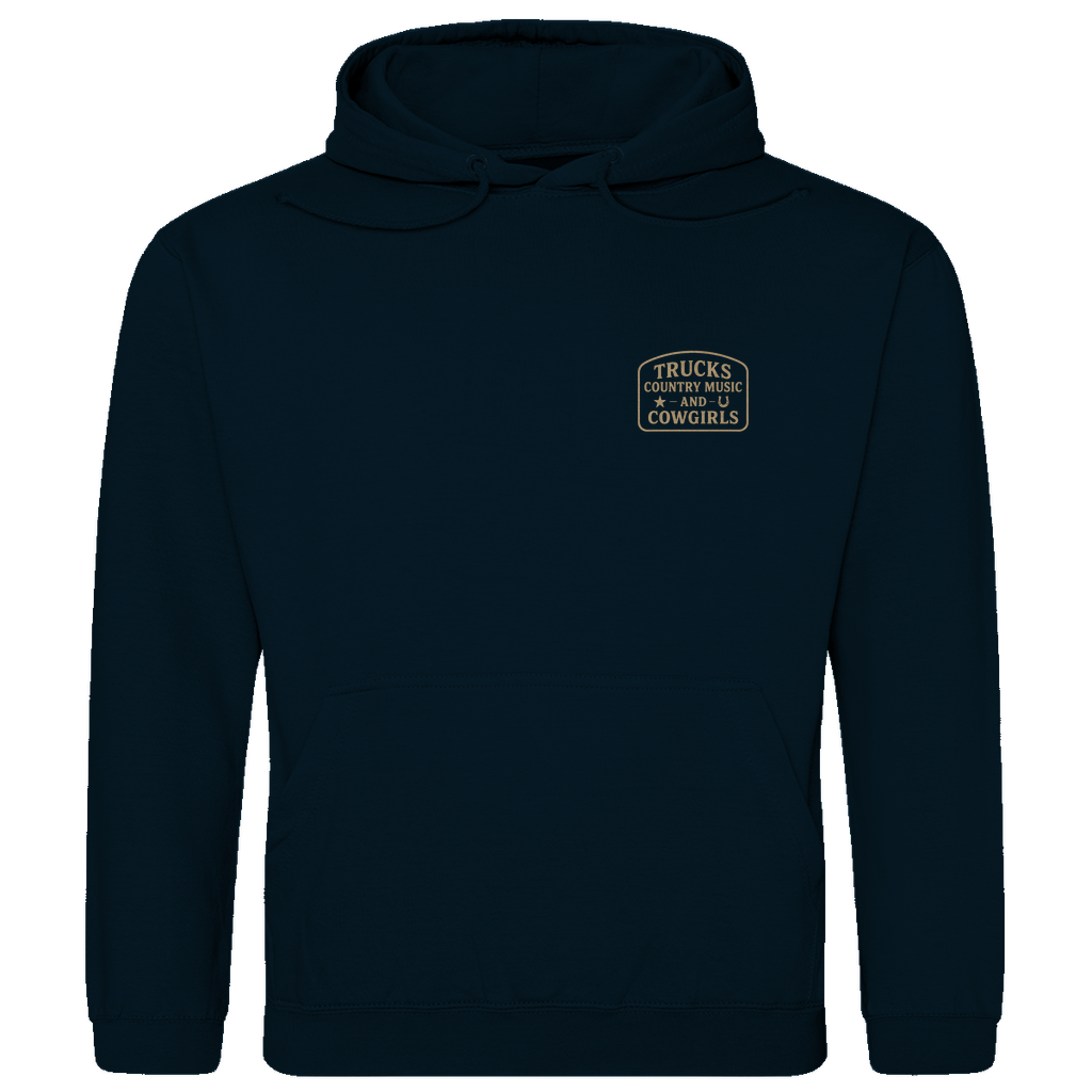 Trucks, Country Music & Cowgirls Hoodie 3
