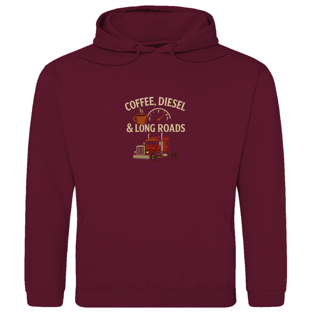 Coffee, Diesel & Long Roads Hoodie