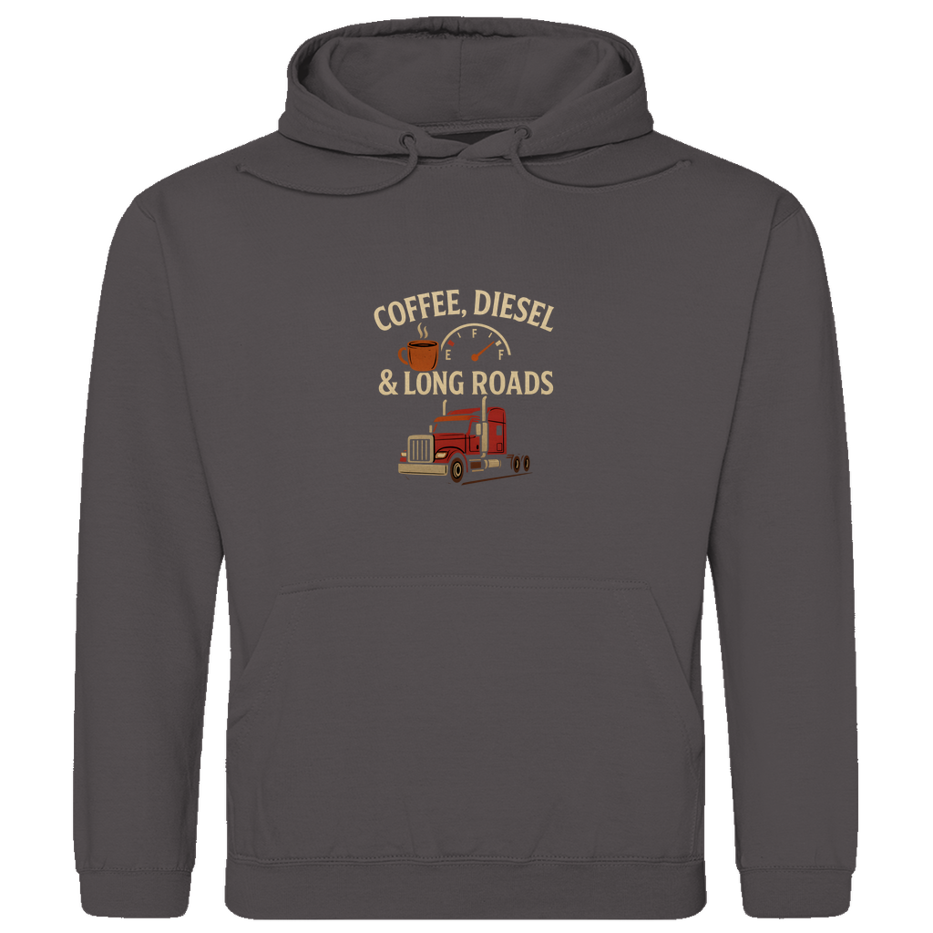 Coffee, Diesel & Long Roads Hoodie