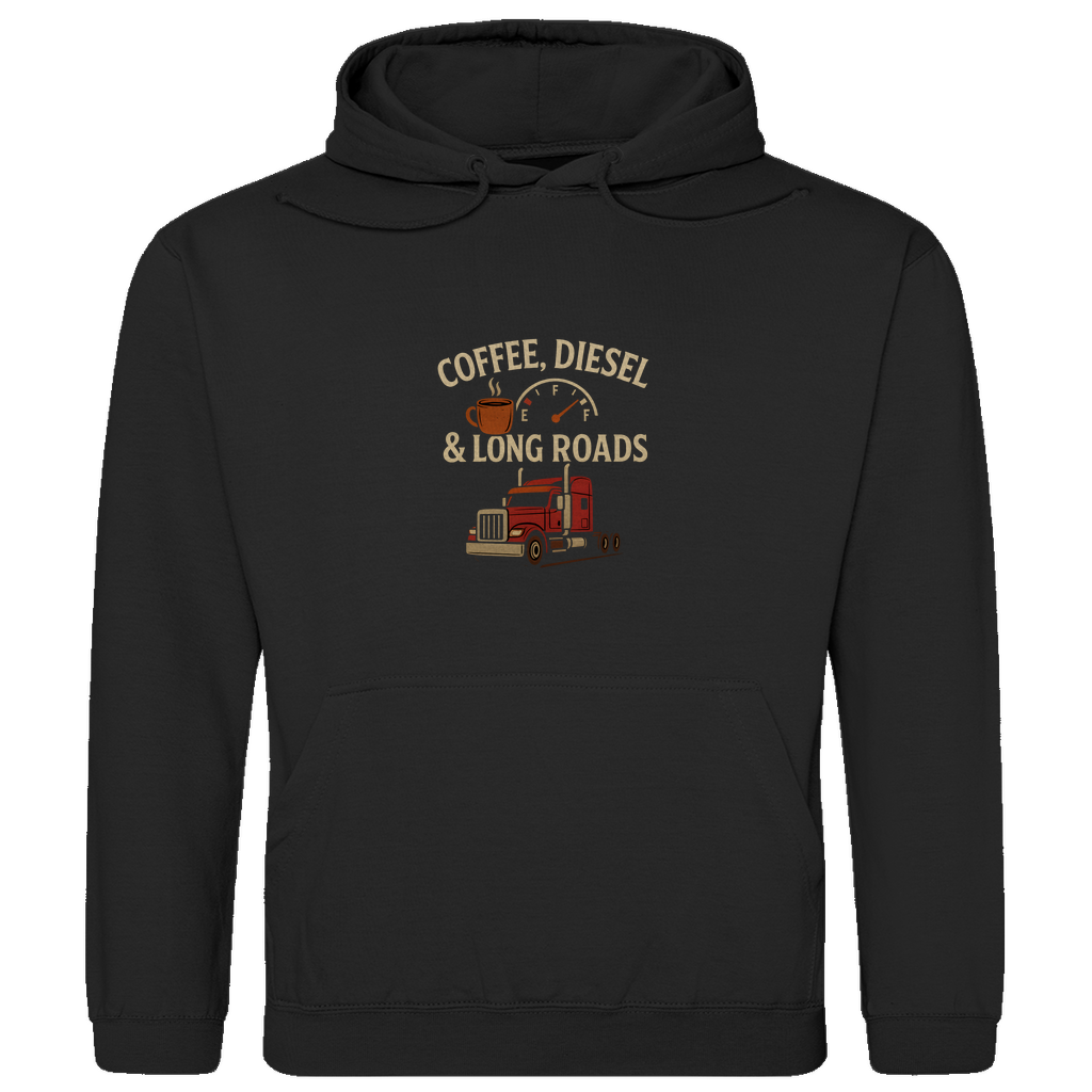 Coffee, Diesel & Long Roads Hoodie