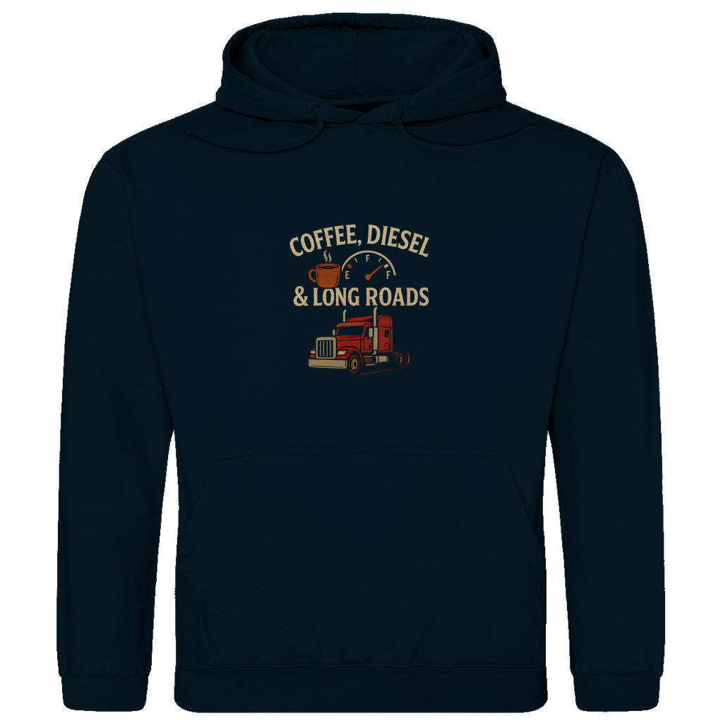 Coffee, Diesel & Long Roads Hoodie