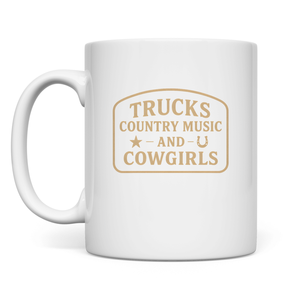Trucks, Country Music & Cowgirls Tasse 4