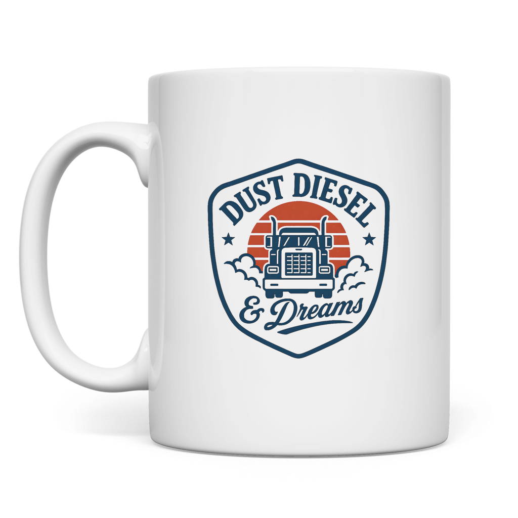 Dust, Diesel & Dreams Tasse