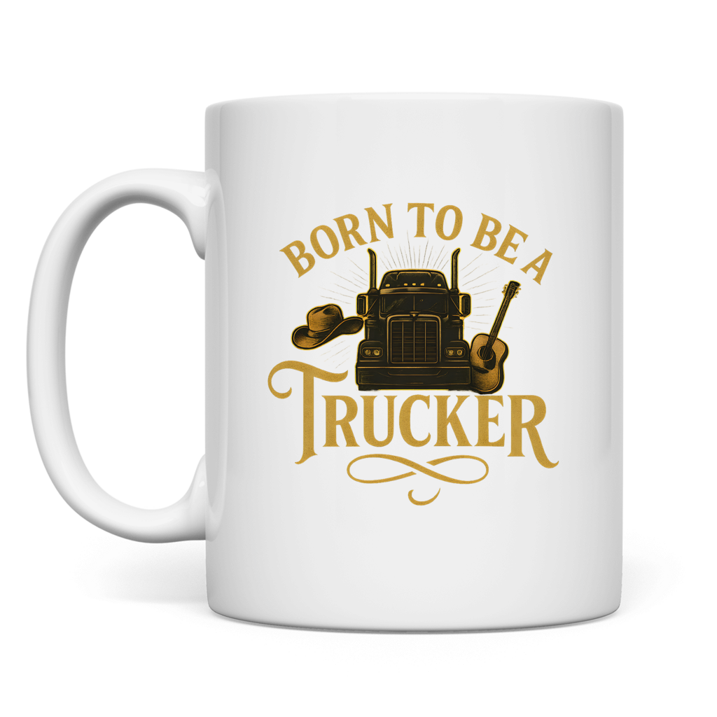 Born to be a Trucker Tasse