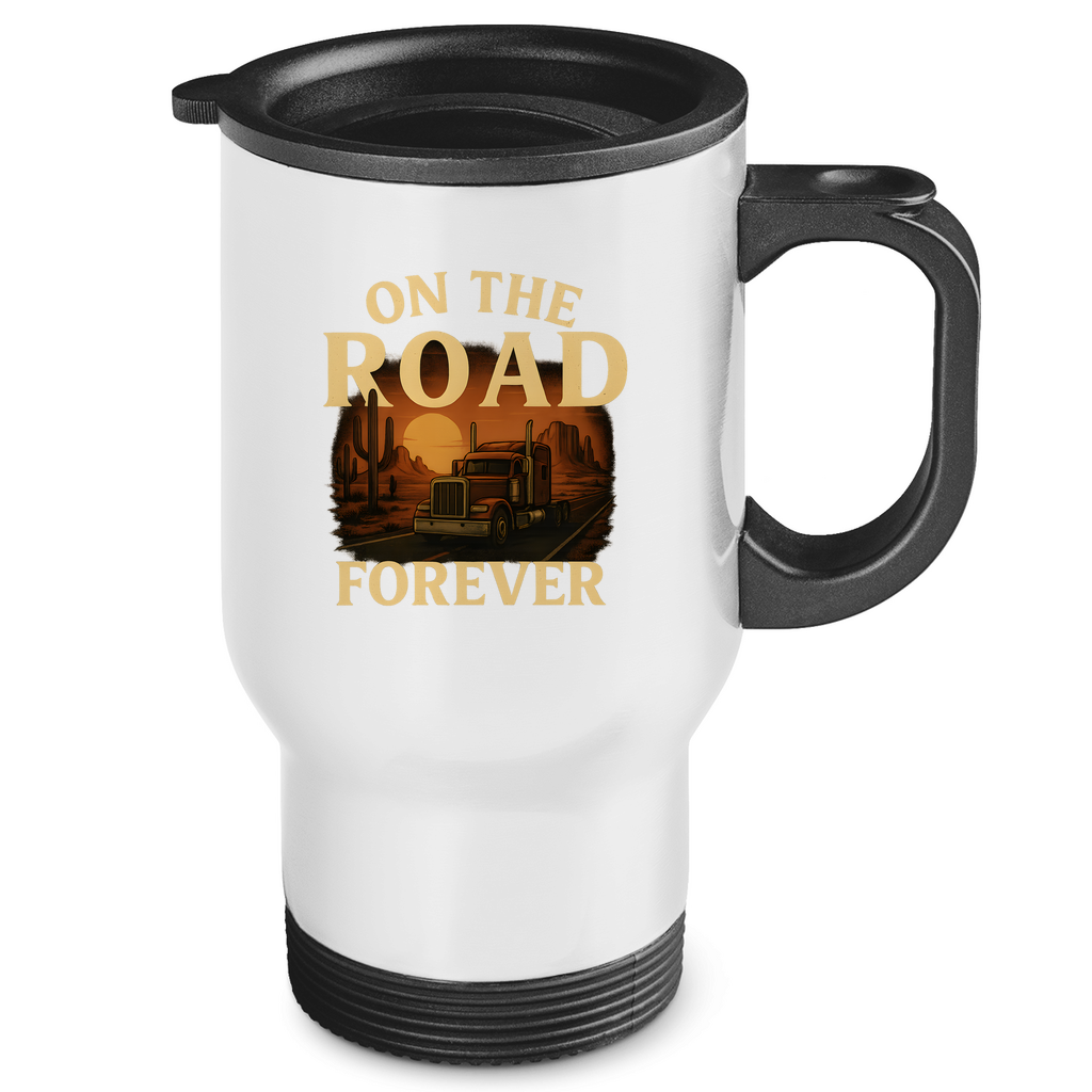 On the Road forever Thermobecher