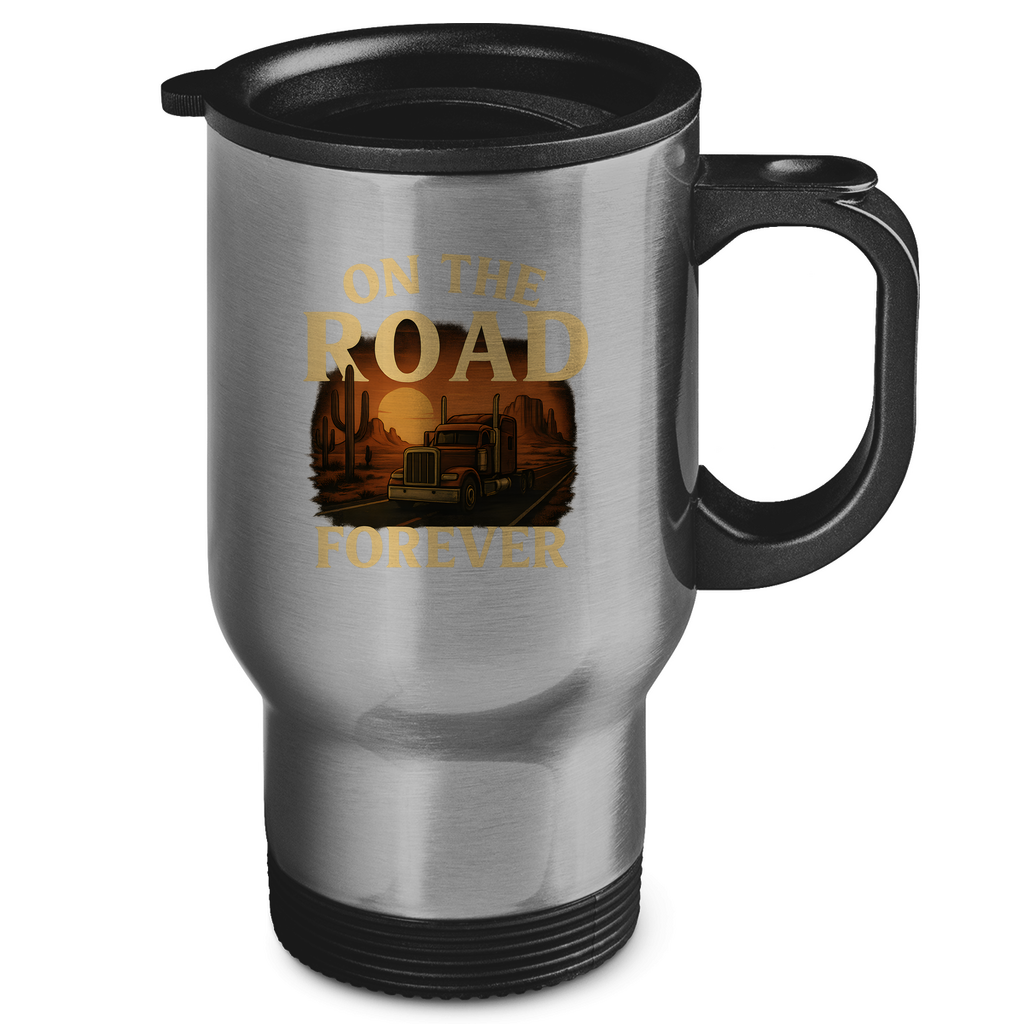 On the Road forever Thermobecher