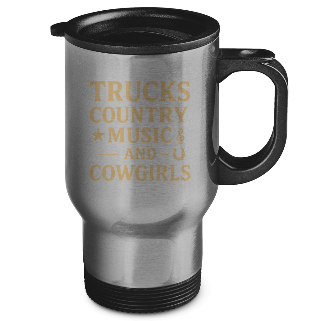 Trucks, Country Music & Cowgirls Thermobecher 2