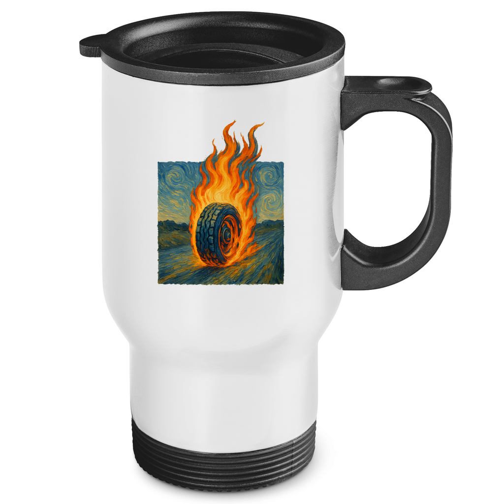 Burning Wheel Thermobecher