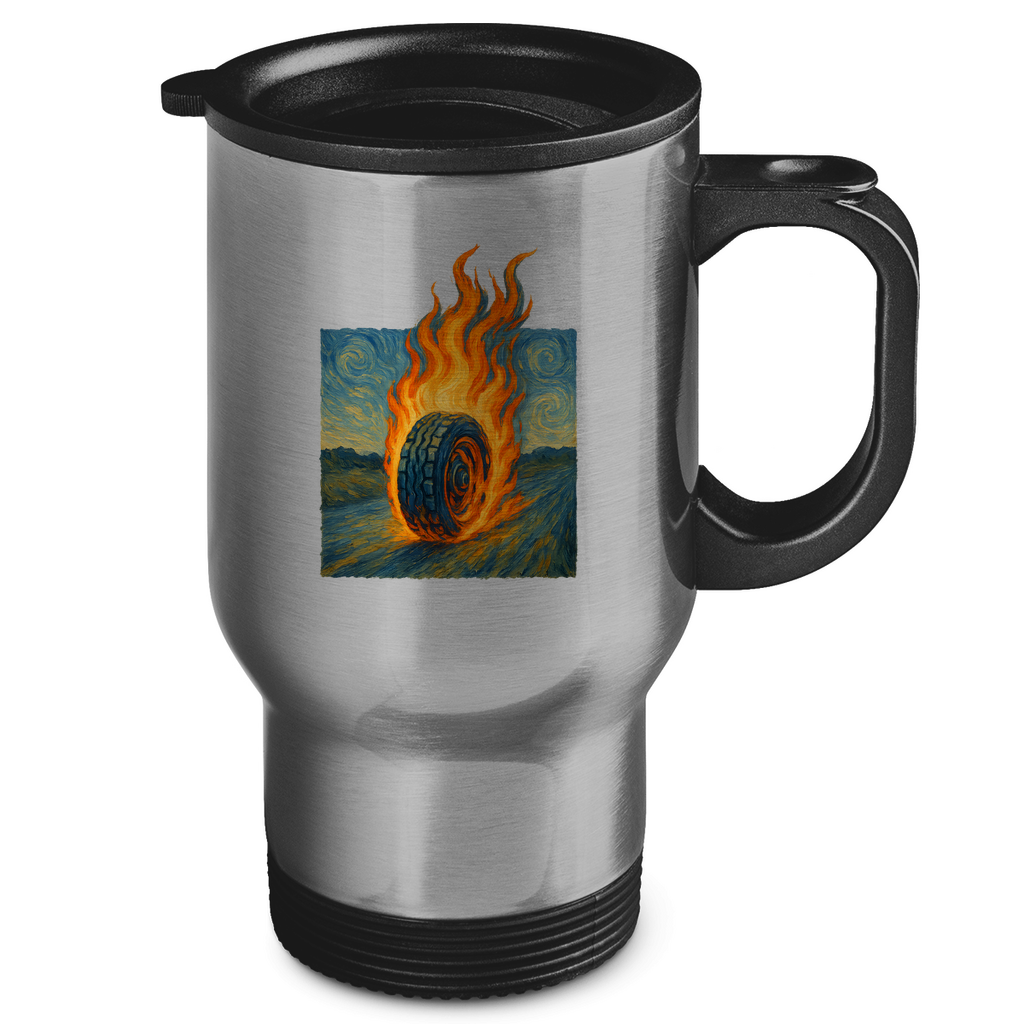 Burning Wheel Thermobecher