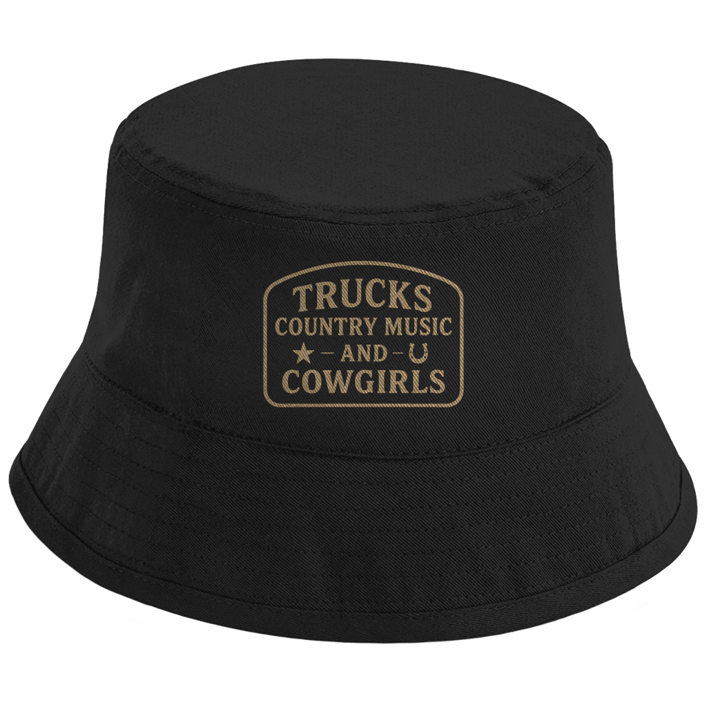 Trucks, Country Music & Cowgirls Bucket Hat 2