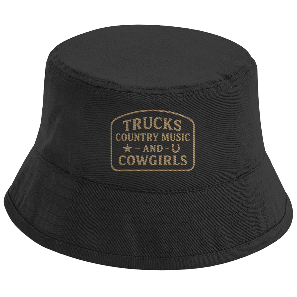 Trucks, Country Music & Cowgirls Bucket Hat 2