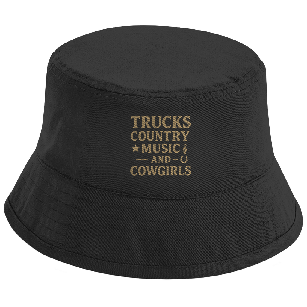 Trucks, Country Music & Cowgirls Bucket Hat