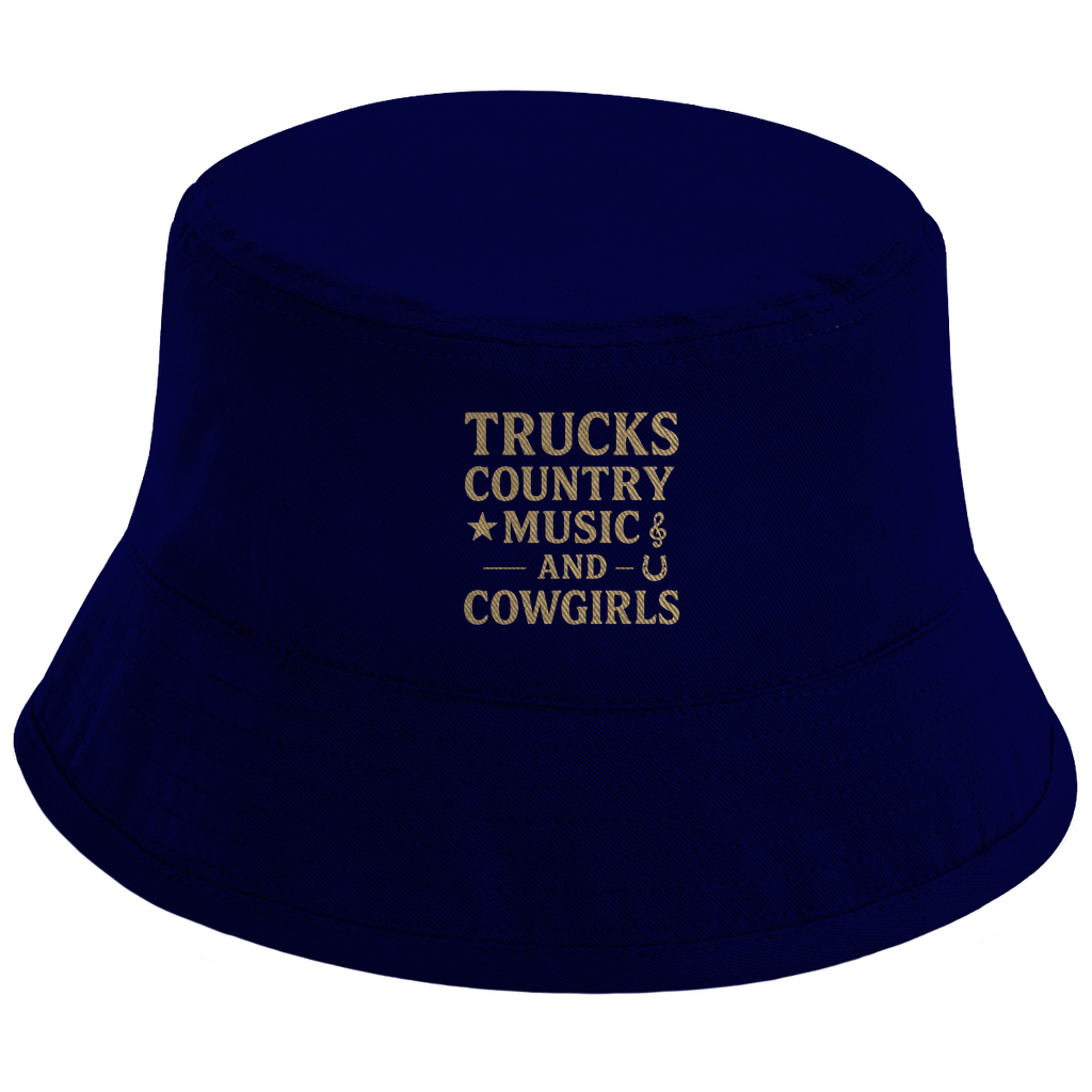 Trucks, Country Music & Cowgirls Bucket Hat