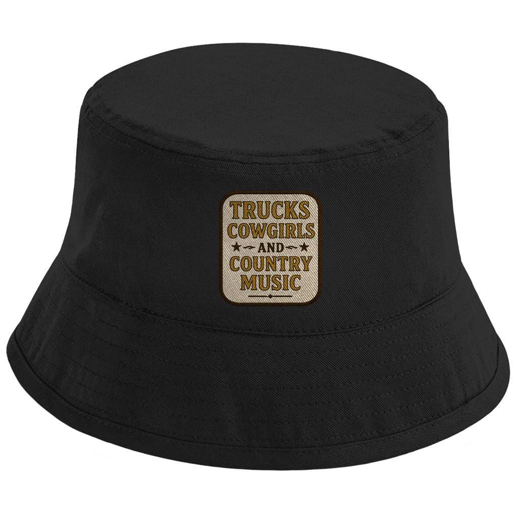 Trucks, Cowgirls & Country Music Bucket Hat