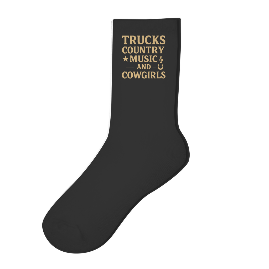Trucks, Country Music & Cowgirls Socken 2