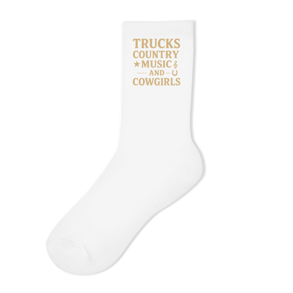 Trucks, Country Music & Cowgirls Socken 2