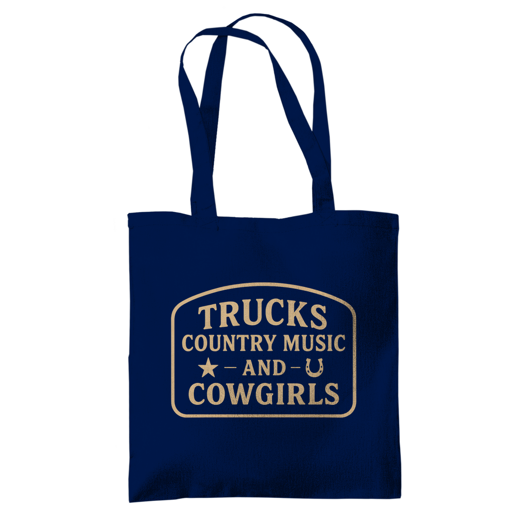 Trucks, Country Music & Cowgirls Tragetasche