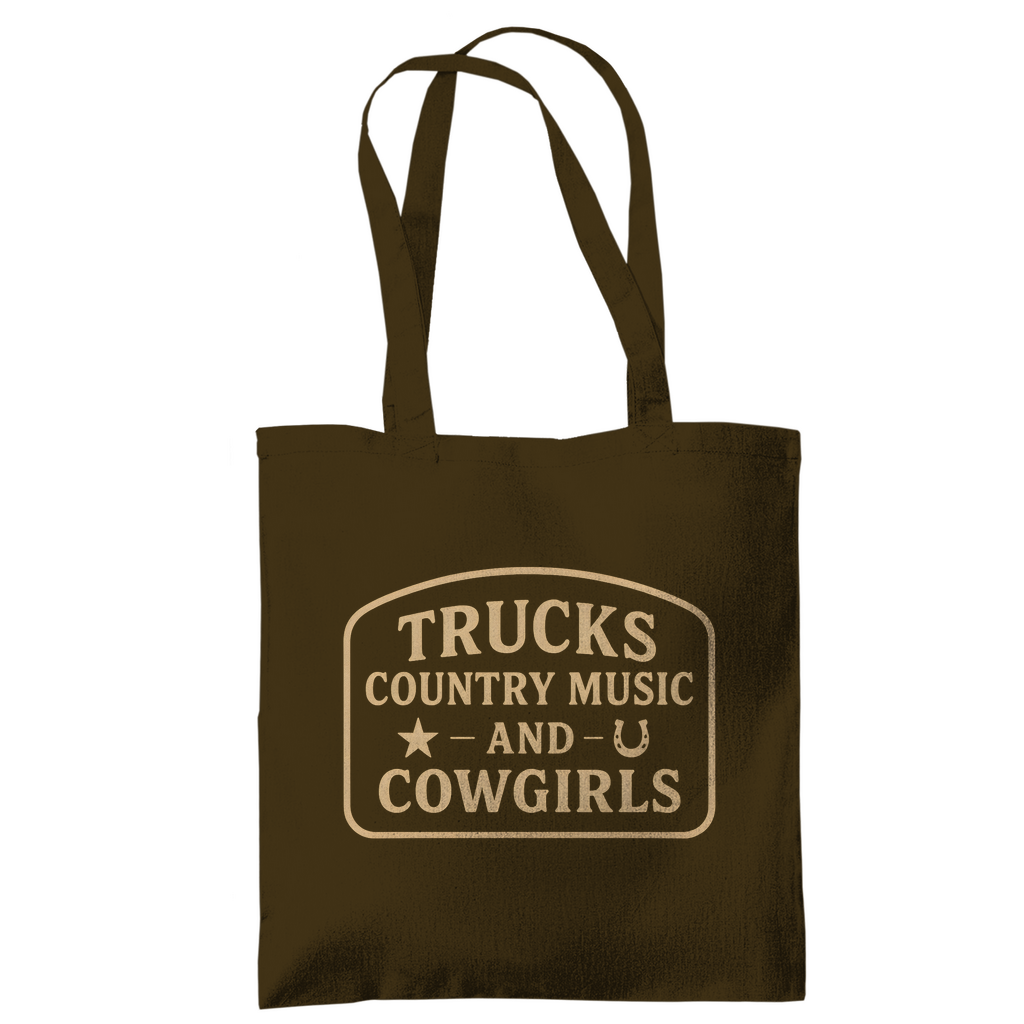 Trucks, Country Music & Cowgirls Tragetasche