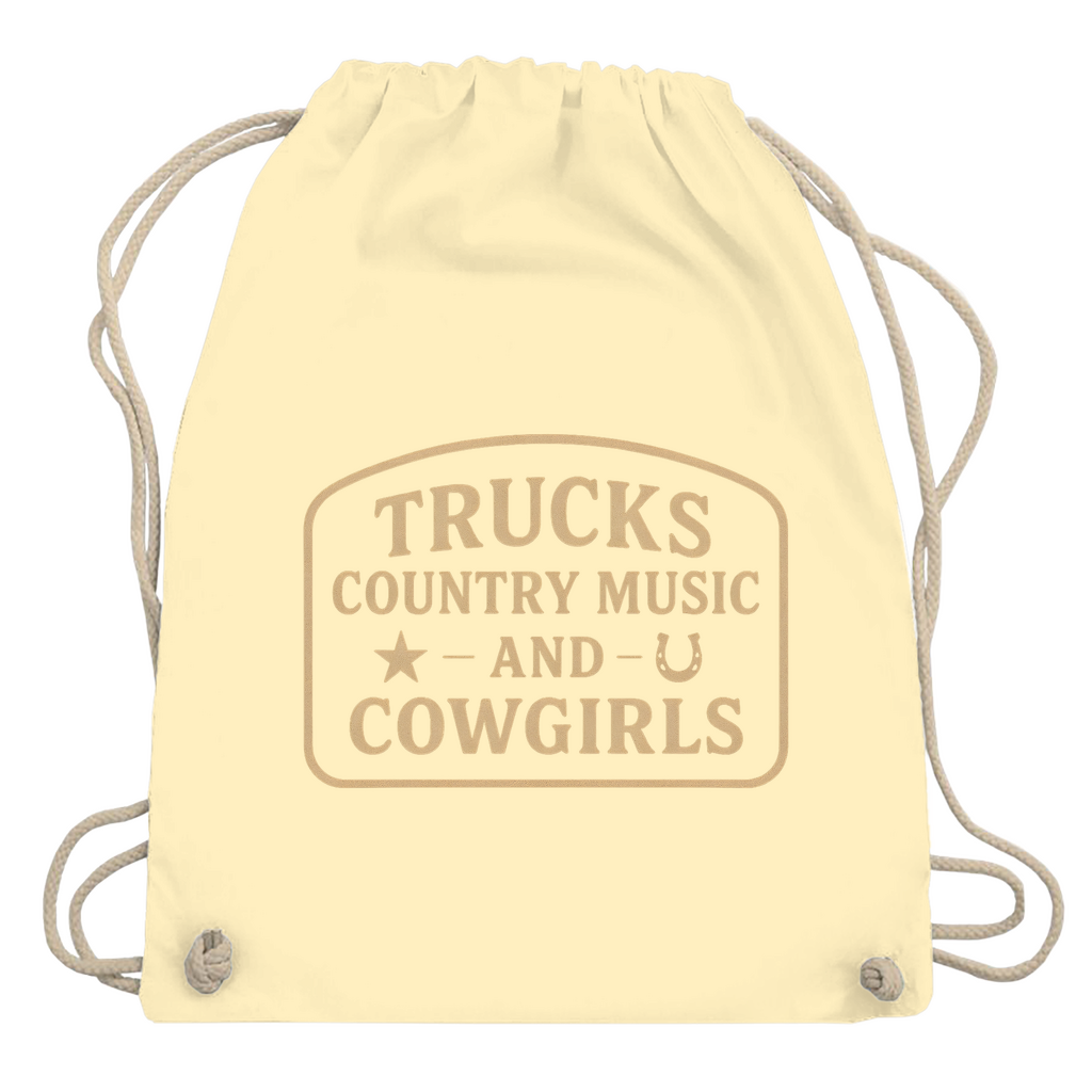 Trucks, Country Music & Cowgirls Turnbeutel