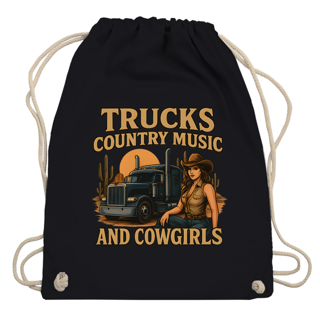 Trucks, Country Music & Cowgirls Turnbeutel 4