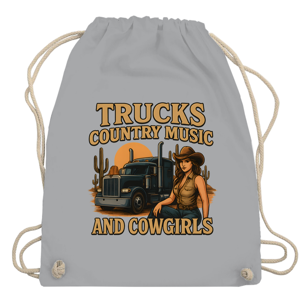 Trucks, Country Music & Cowgirls Turnbeutel 4