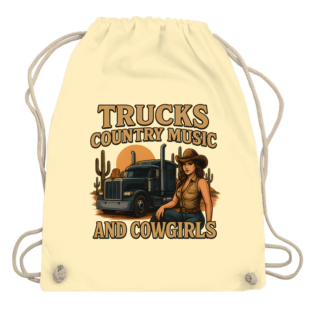 Trucks, Country Music & Cowgirls Turnbeutel 4