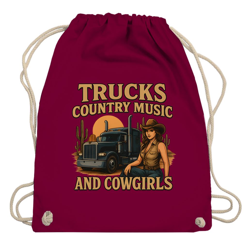 Trucks, Country Music & Cowgirls Turnbeutel 4