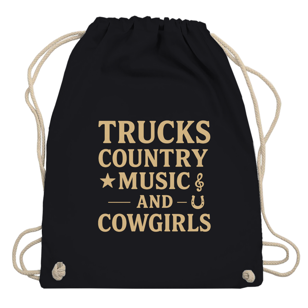 Truck, Country Music & Cowgirls Turnbeutel 3