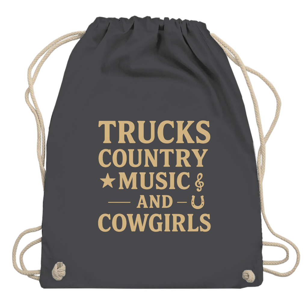 Truck, Country Music & Cowgirls Turnbeutel 3