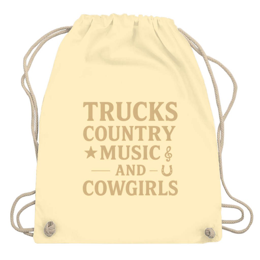 Truck, Country Music & Cowgirls Turnbeutel 3