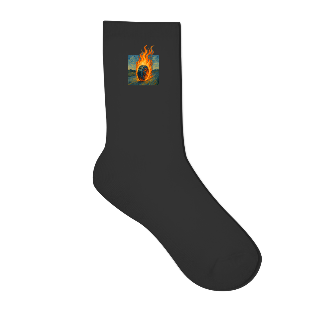 Buring Wheel Socken