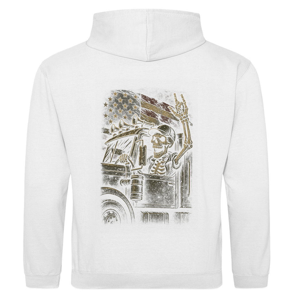 Skelett-Motiv Hoodie