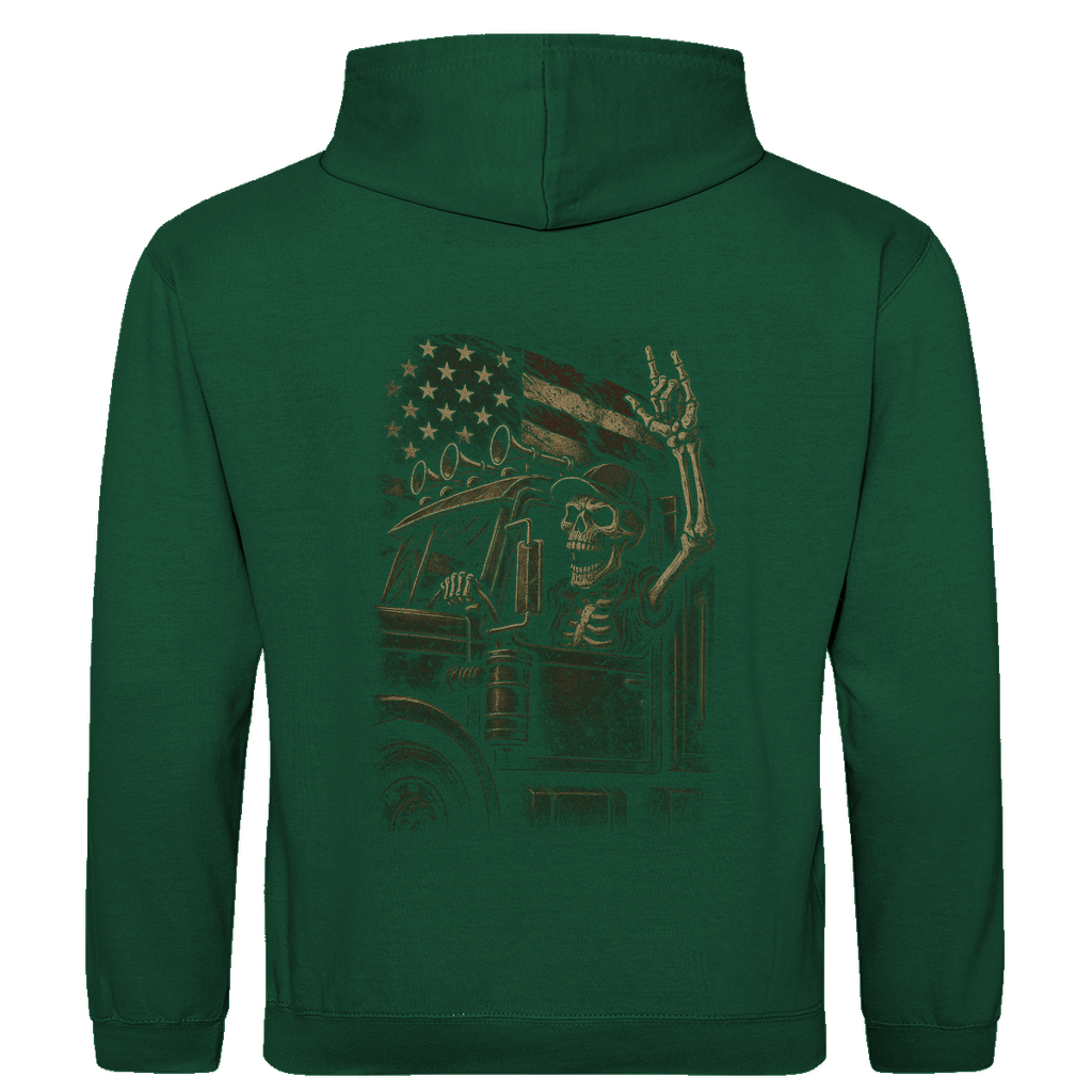 Skelett-Motiv Hoodie